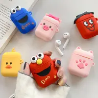 

Fancy Earphone Case for Airpods 2 Cartoon Sesame Street for Apple Airpod Cases Cover Bluetooth Earpods Charging Box Accessories