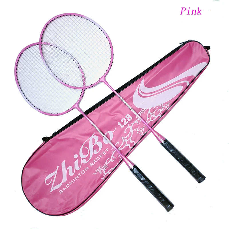 

Universal badminton racket high quality new different colors custom logo primary intermediate badminton racket, Pink,blue,purple, yellow