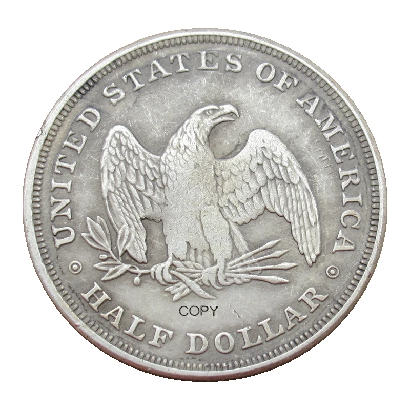 

US Reproduction Half Dollar Different Patterns A Set Of(1838-1882) 9pcs Silver Plated Commemorative Coin