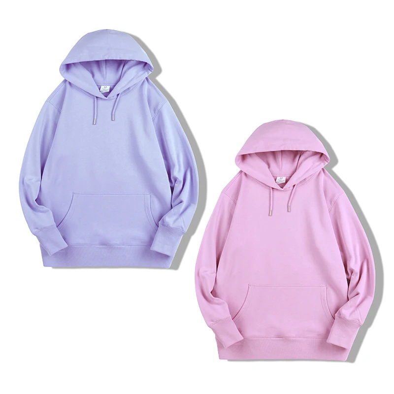 

Spring Hooded Hoodies Basic Sweatshirts Quality Streetwear Fashion Men 100% Cotton Fabric Solid Printed Long Regular Sleeve