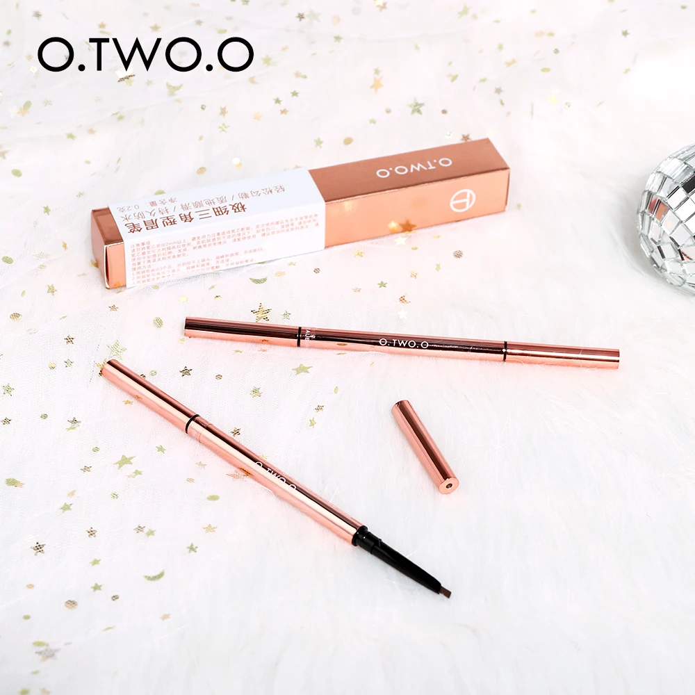 

O.TWO.O Ultra Fine Triangle Eyebrow Pencil Precise Brow Definer Long Lasting Waterproof Eyebrow Pencil