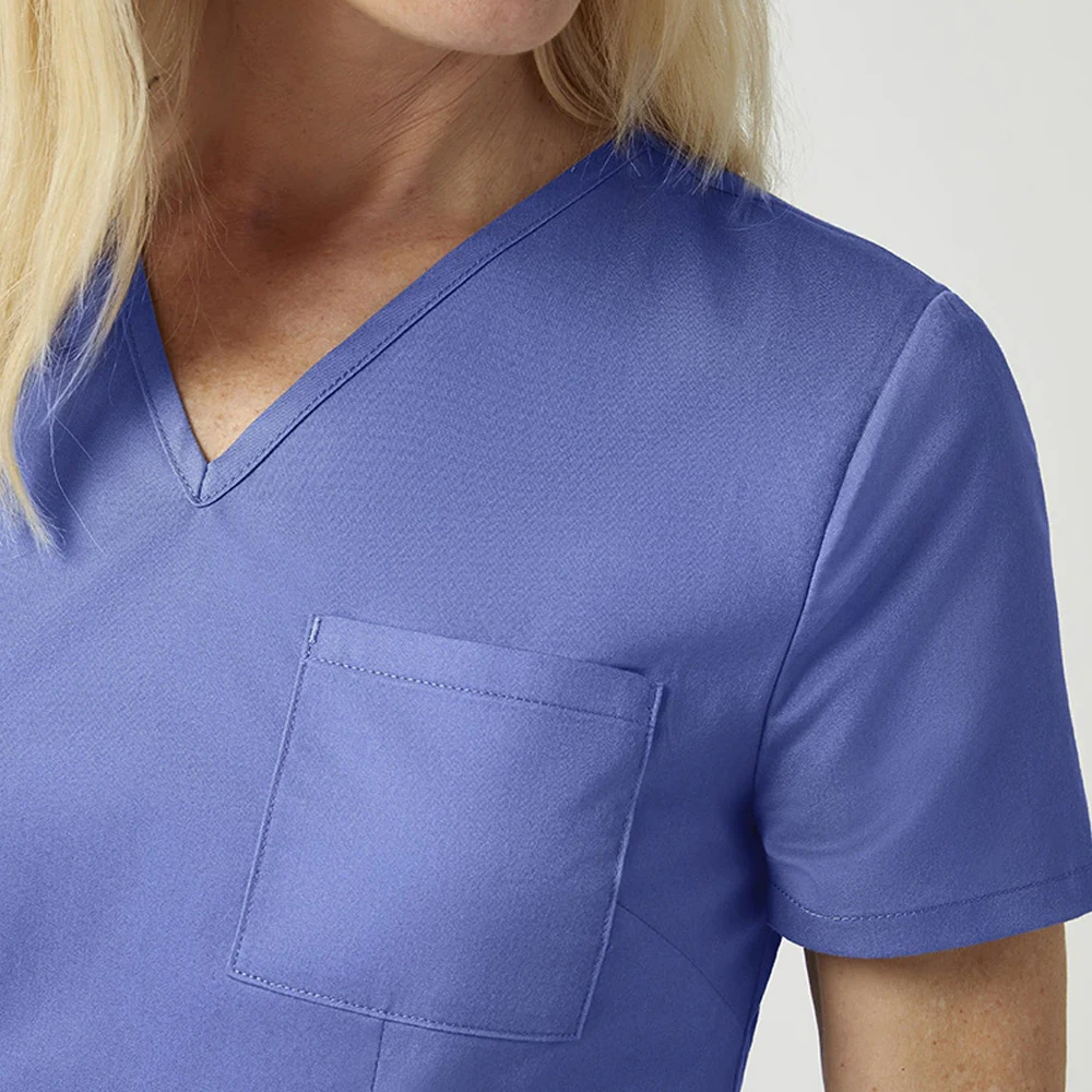 polyester scrub tops