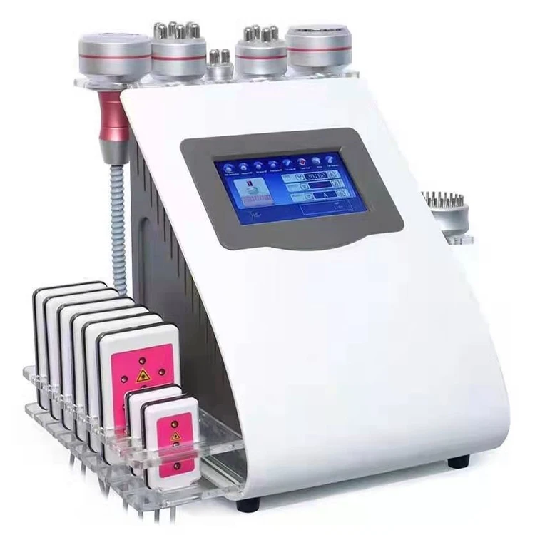 

2021 Sales 9 in 1 40k Multifunction Portable RF Vacuum Cavitation Skin Care Machine Ems Laser