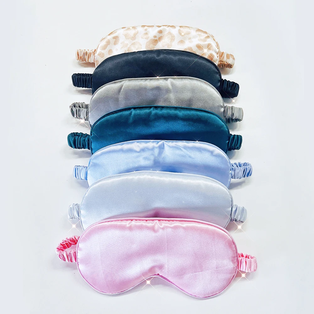 

Wholesale Fast Delivery Customized 3d Luxury Gold Soft Silk Satin Sleep Mask For Eye