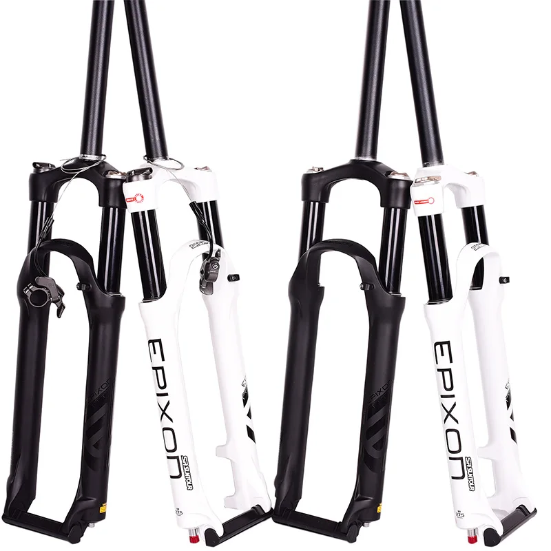

Wholesale Bicycle Part Bicycle Accessories 26" 27.5" 29er MTB Mountain Bike Bicycle Fork Suspension fork Air Bike fork, Black, white