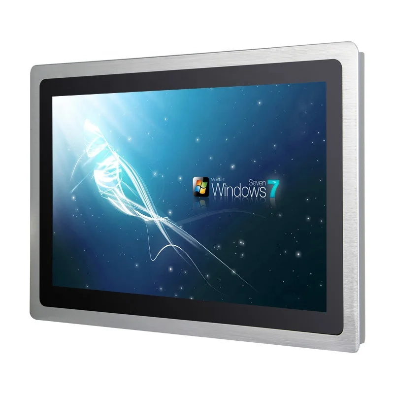 

19 inch 16:10 portable embed industrial control All-In-One pc computer, and network, Silver or black