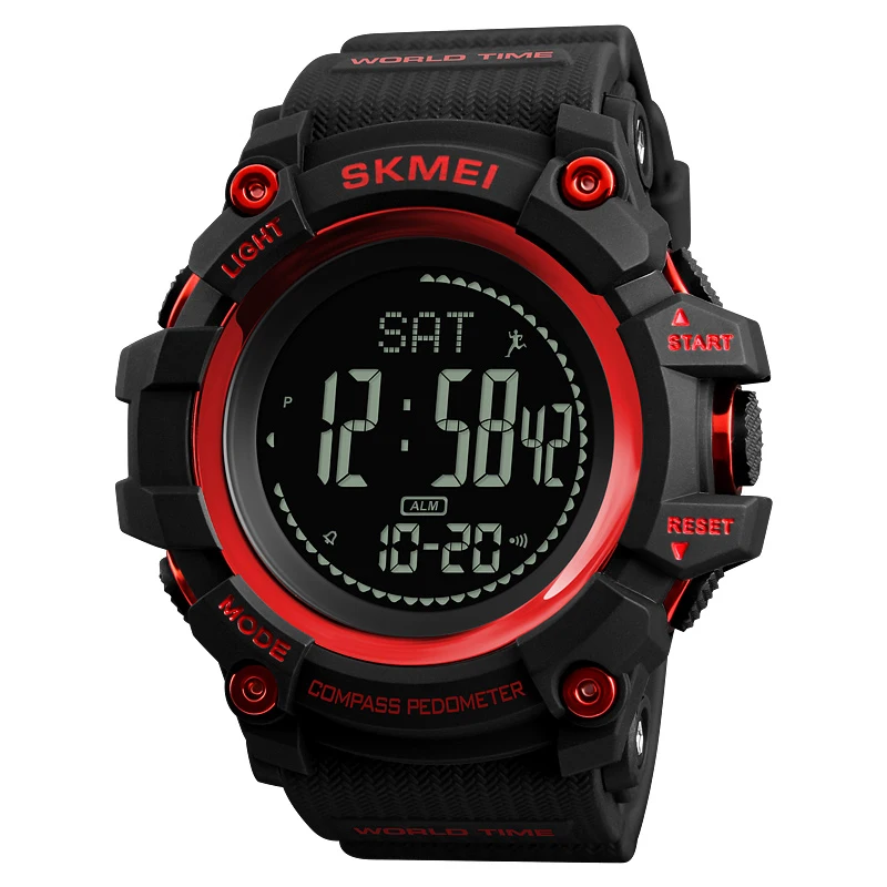 

Hot Selling SKMEI 1356 Military Men's Fashion Casual Digital Movement Multi-function Sport Watch