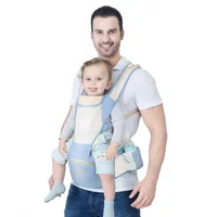 

Easy to Put On 6 Comfortable Positions 360 Soft Baby Sling Wrap Carrier Ergonomic