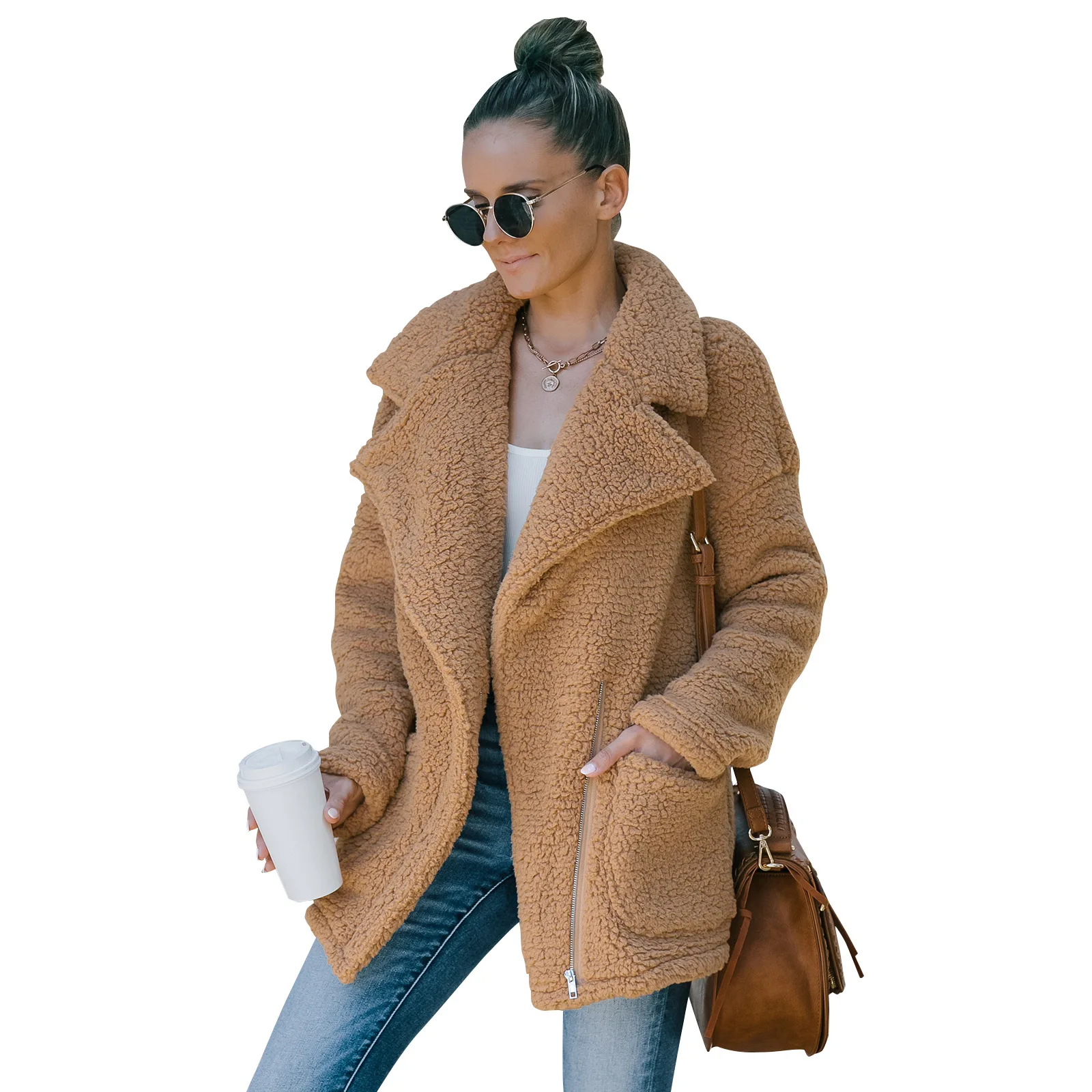 

Hot selling Women's Winter Coat Warm Fur Women Coat Luxury Fall Boutique Clothing for Women Ladies Coat, Customized color