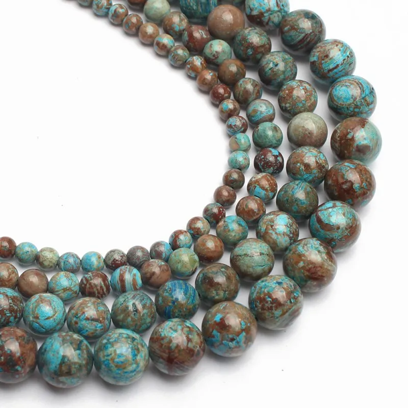 

Wholesale 15" Blue Crazy Lace Agate Onyx Stone Loose Beads For Jewelry Making