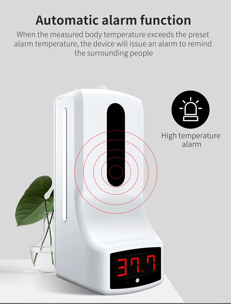 Automatic Body Temperature Detector Detect,Temperature Detection Of Hand Sanitizer Dispenser