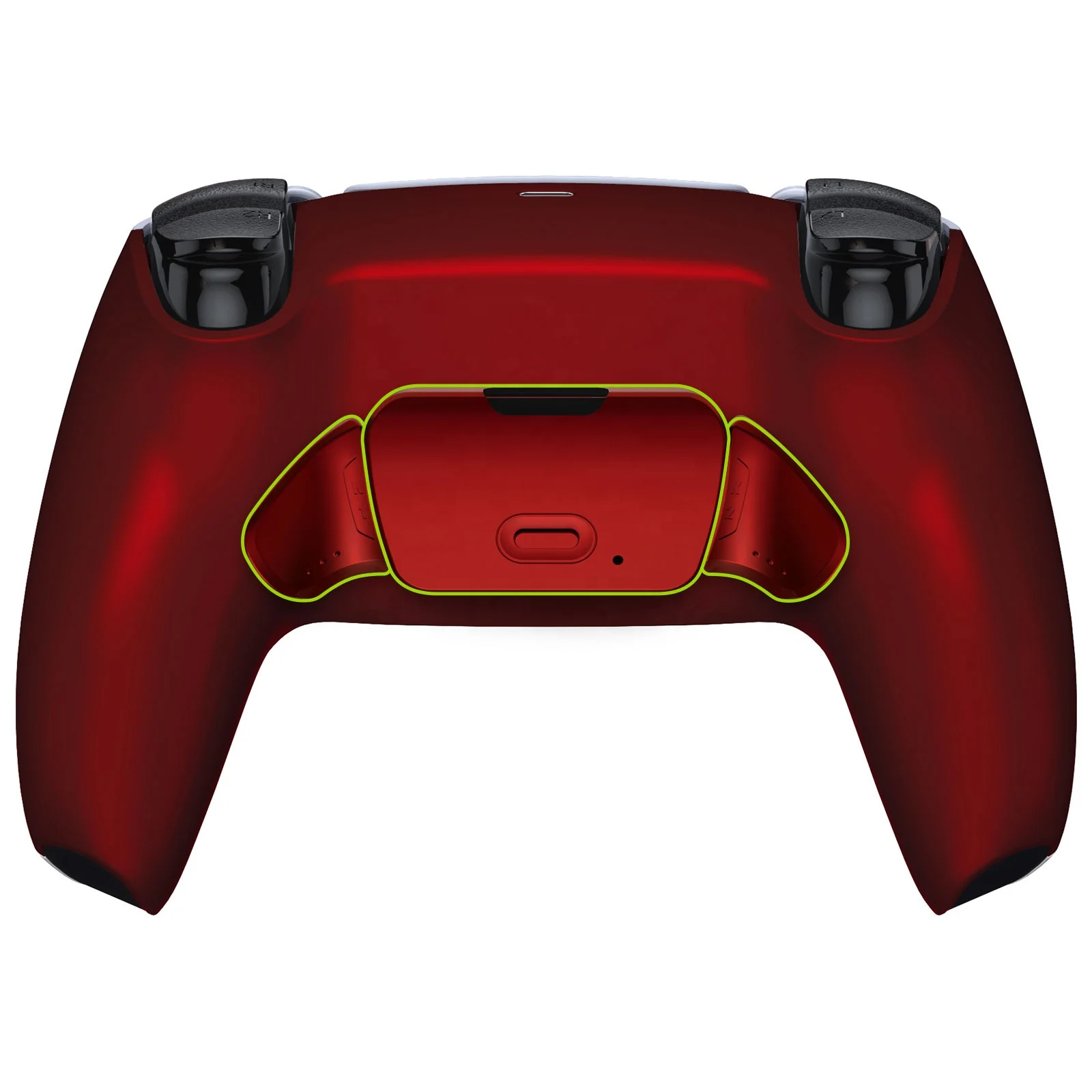 

Scarlet Red Rise Remap Kit with Upgrade Board & Redesigned Back Shell & Programmable Back Buttons Set for PS5 Controller