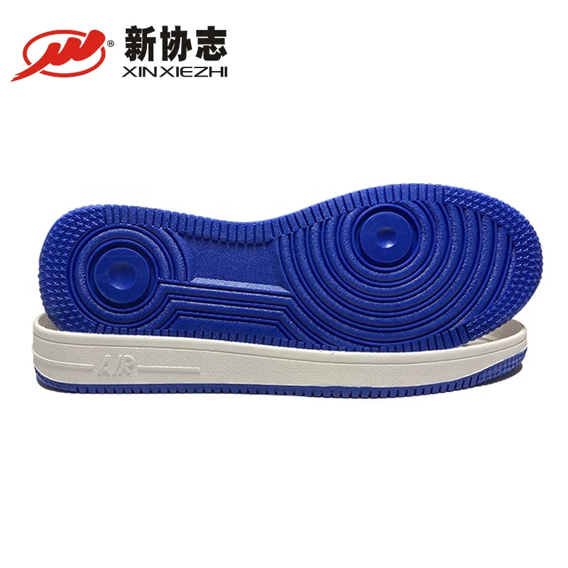 

Xinxiezhi Wholesale Double Colors Anti-slip Outsoles For Shoes Making High Quality Rubber Soles, Customized