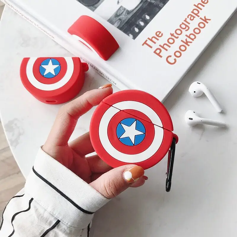 

Low price for Airpods protect case captain america for airpods case captain america cartoon case for airpods