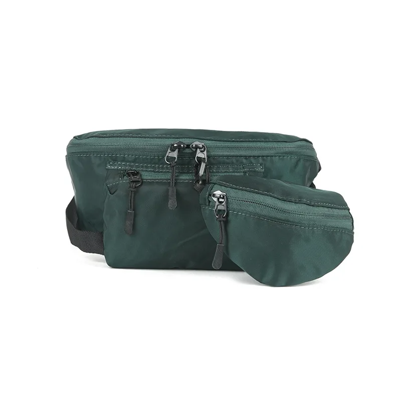 

Fanny Packs Fashionable Waist Bag for Travel Belt Bag With Adjustable Strap Non Bulky polyester Black Small