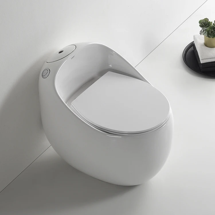 New Design 2020 Modern Western European Round Egg Shaped Toilet Bowl