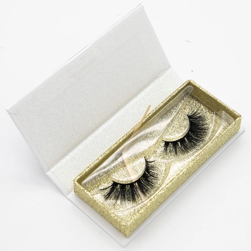 

Good Discount on Self-Adhesive eyelashes colorful eyelash 25mm mink lashes