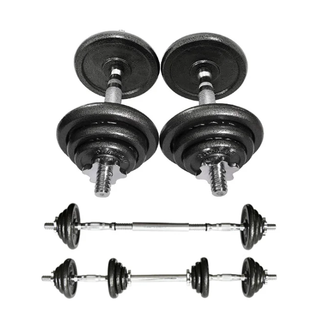 

Men's adjustable pure iron dumbbell fitness equipment 10/20kg arm training barbell set for strength training