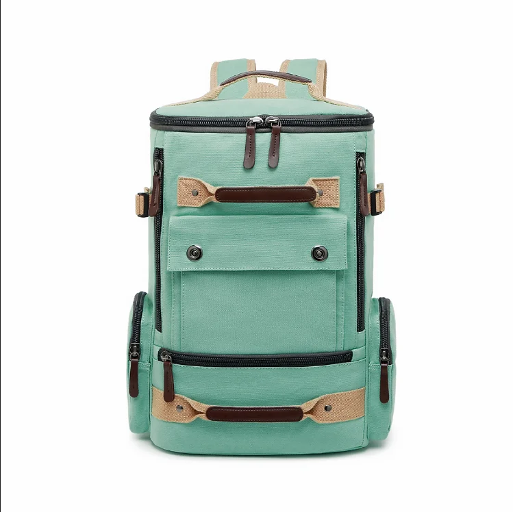 

High quality customized retro outdoor camping travel business laptop men's backpack, Multiple colors to choose from