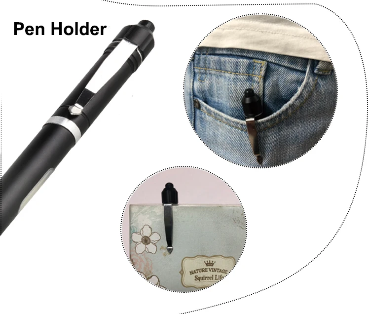 Doctor Nurse Diagnostic Small Mini Stylus Portable Pocket Clip 2AAA Battery Warm White COB Led Medical Pen Light