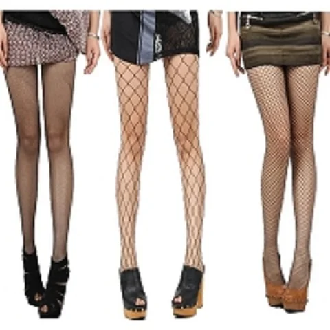 

Hot Sale Women Sexy Lingerie Mesh Net Stockings Hollow Out Stretchy Fishnet Tights Pantyhose, As picture