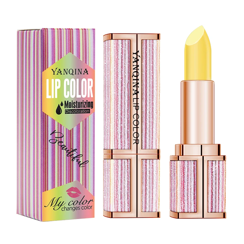

Color change natural lip balm stick organic Lipbalm vegan Lip gloss lipgloss private label vendor, Varies with temperature