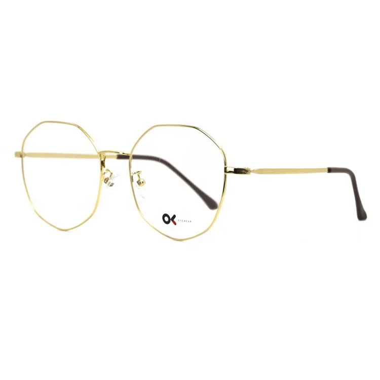 

Classic Round Frame Eyeglasses Metal Models Optical Glasses With Clear Lenses For Men Women Unisex, 4 colors