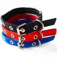 

Hot Wholesale Nylon Dog Pet Collar Soft Leather Lined Pet Foam Collar