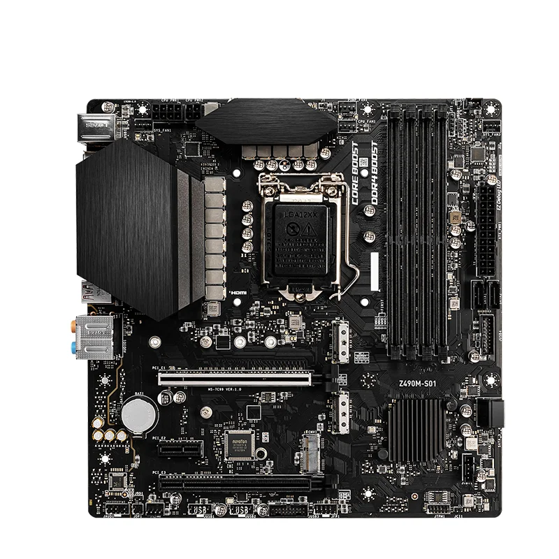 For Msi Tenthgeneration Motherboard Supports Lga1200pin Processor I3 I5 I7 I9 Ddr4 Z490ms01