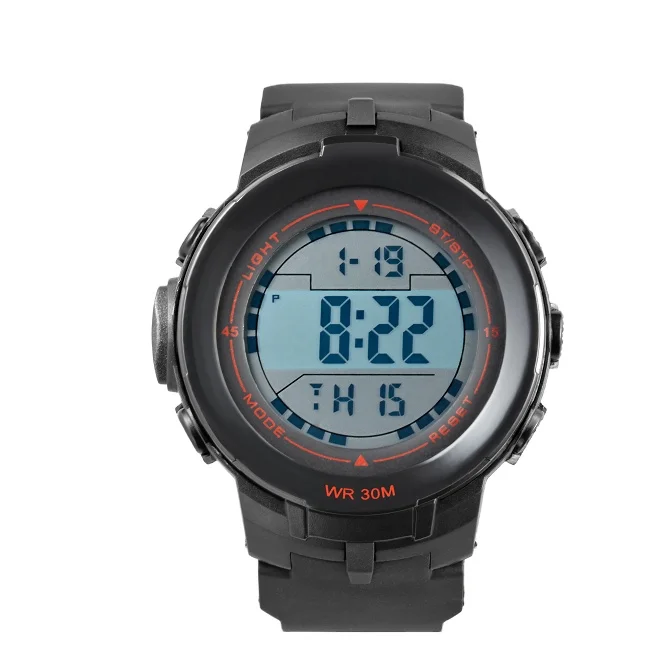 

Hot selling fashion EL back light digital watch unisex luxury watch