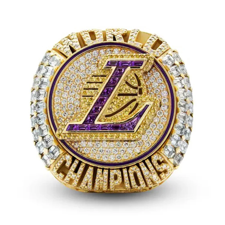 

Custom Different Gifts All Sports Teams Raptors Los Angeles Lakers Replica Basketball Championship Rings, Gold