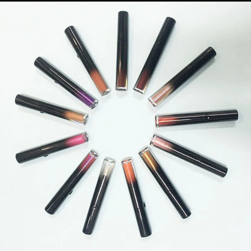 

hot selling high quality 13 shiny colors lip gloss with lip gloss inside makeup
