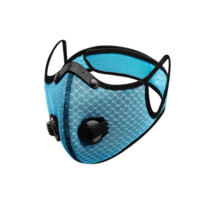 Dust maskes with Filter 2 Valves,Replaceable Activated Carbon Filters Maskes Sports Face Maskes for Running, Cycling, Motorbikes - KingCare | KingCare.net