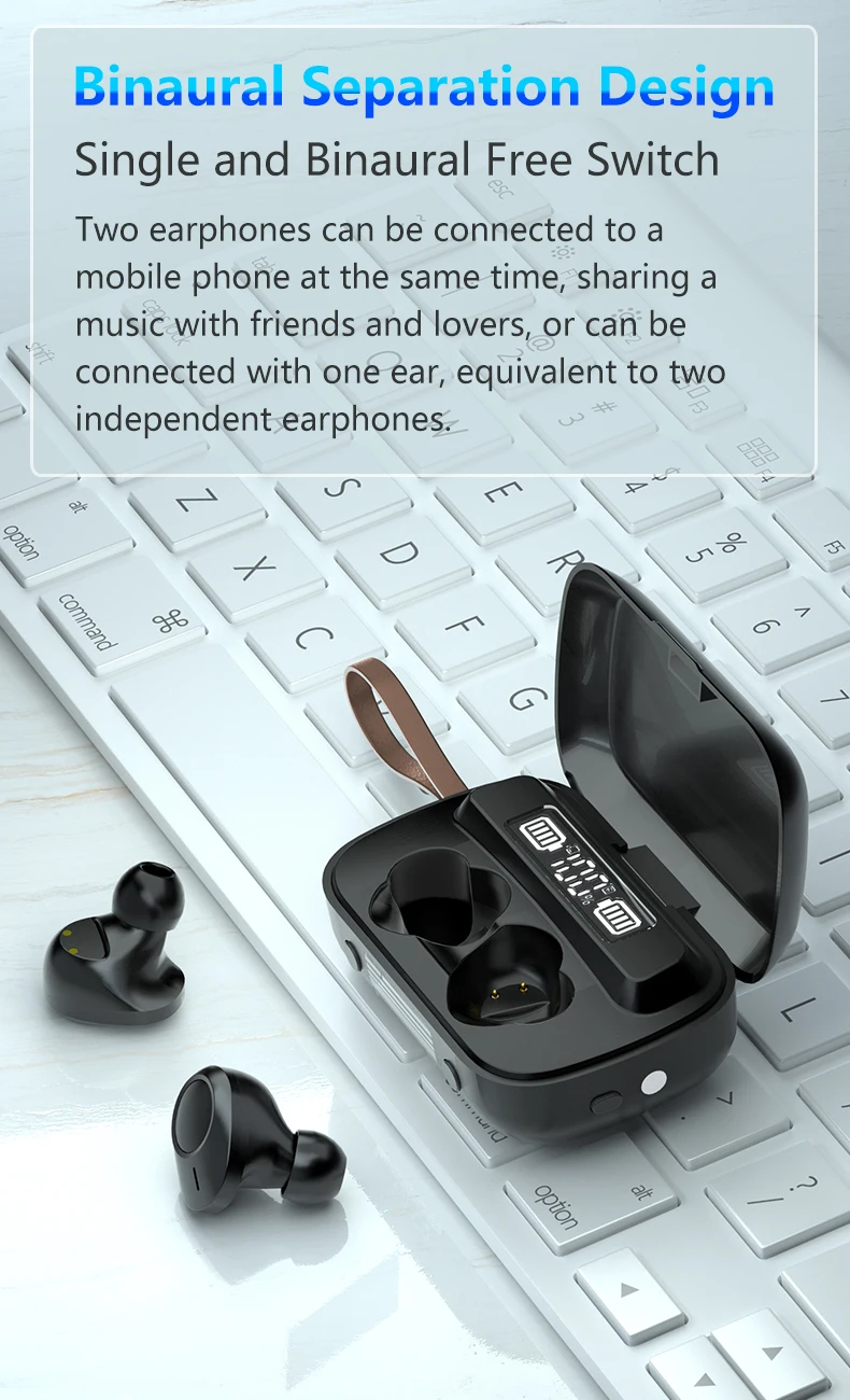 MobTeck Wireless in-ear headphones stereo