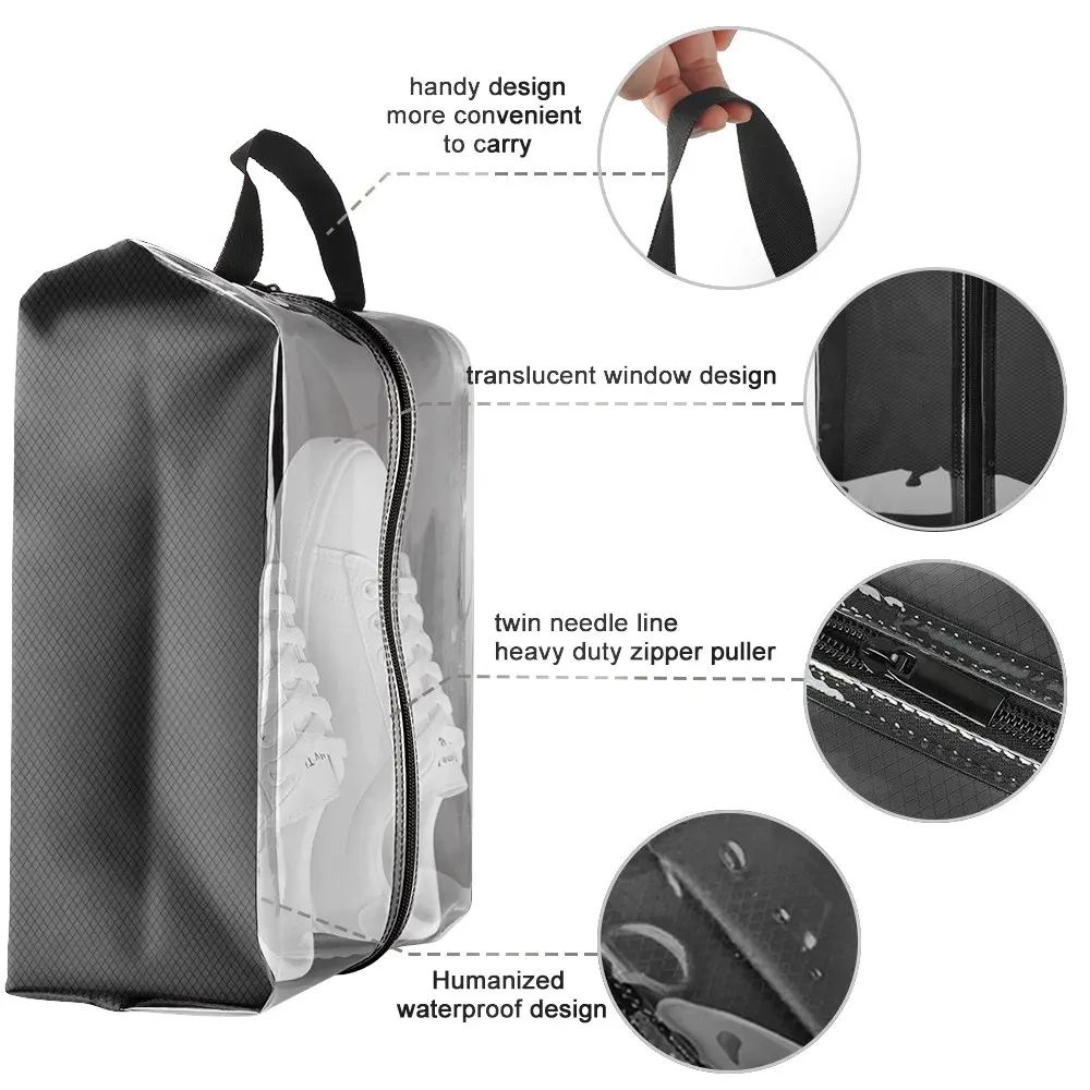 Travel Shoe Bags Waterproof Nylon Organizer Storage Tote Pouch