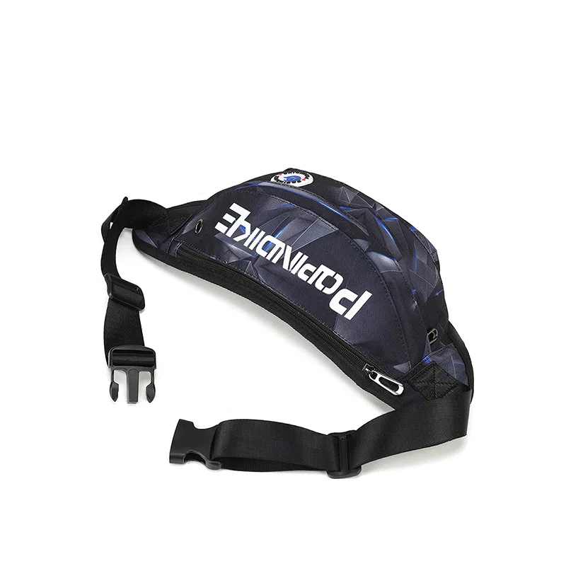 

Wholesale Headphone Hole Portable Satchel Men Crossbody Purse Bag Chest Bag Pack With Glow In The Dark Logo, Customization