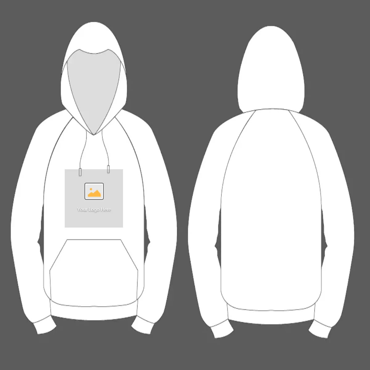 plain hoodie design