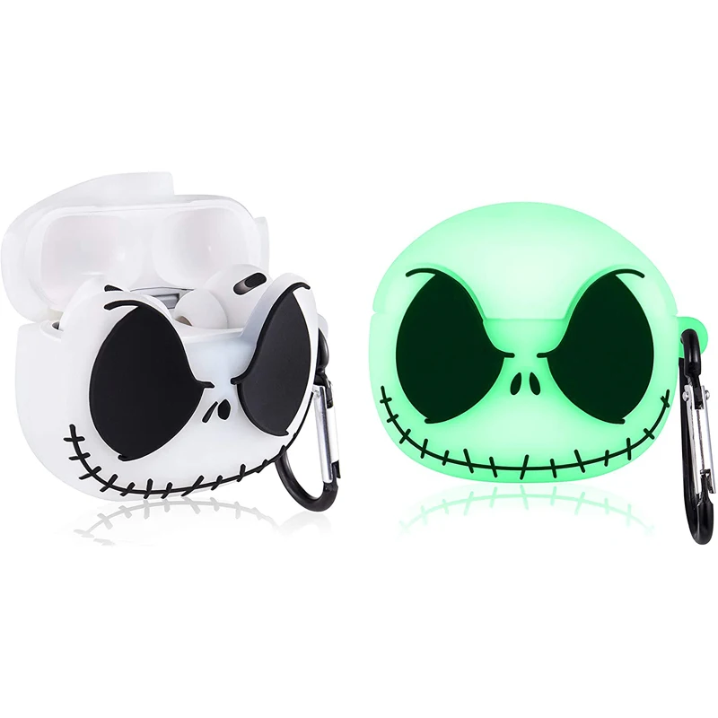 

Aliens Design Glow In Dark Silicone Earphone Cover For Apple Airpods 1 2 Pro Case