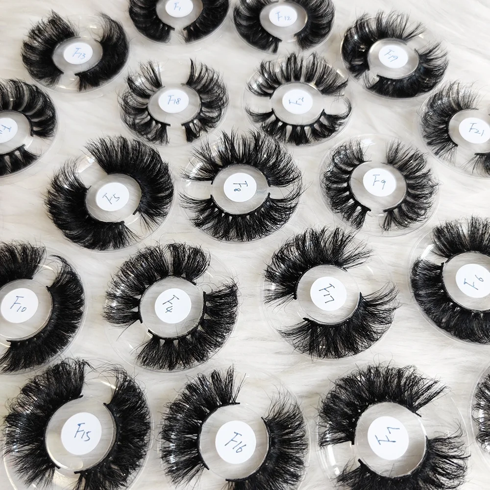 

Pulin Saisi 100% real natural hand made full strip short colorful mink lashes vendor 3d mink eyelashes vendor, Black lashes mink