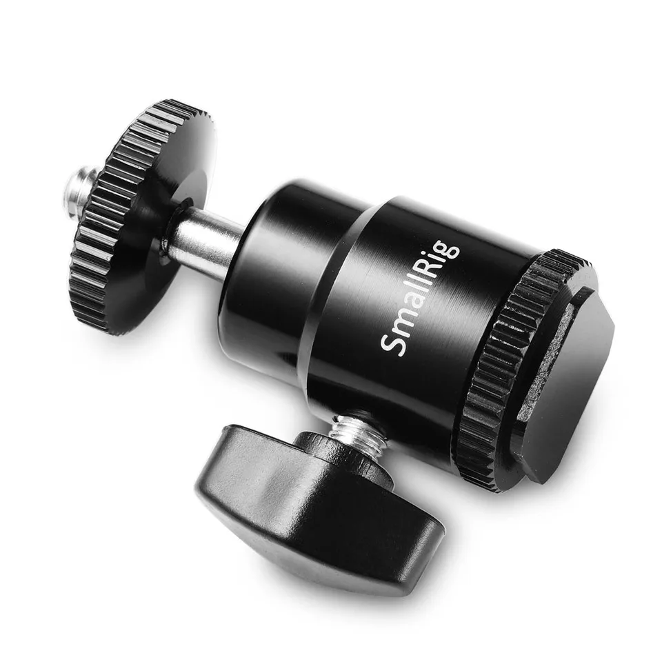 

SmallRig 1/4" Camera Hot shoe Mount with Additional 1/4" Screw for Canon/Nikon/Panasonnic/Fujifilm - 761
