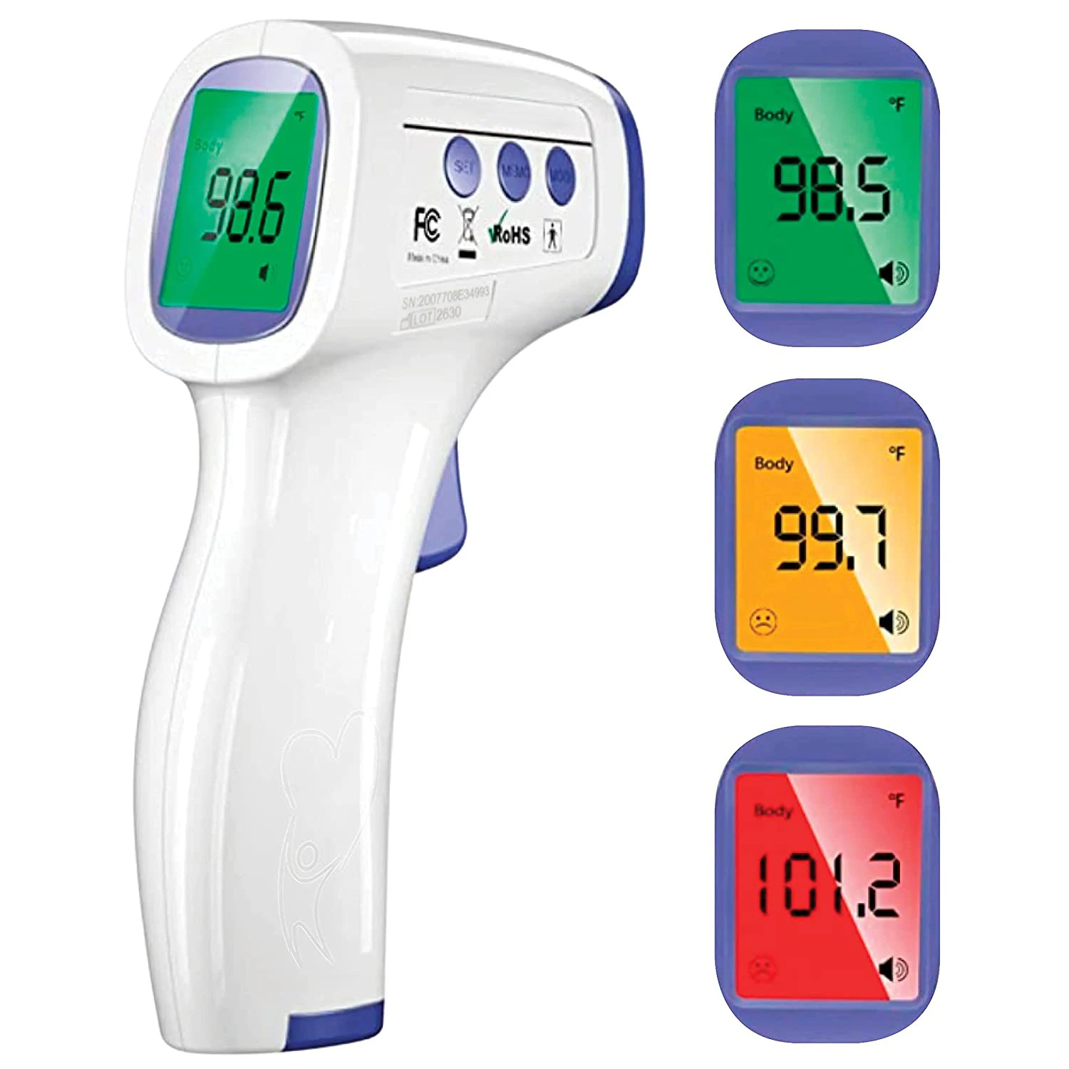 

Ihealth No-Touch Baby Thermometers Digital Non Contact Household Infrared Forehead Thermometer Gun Accuracy