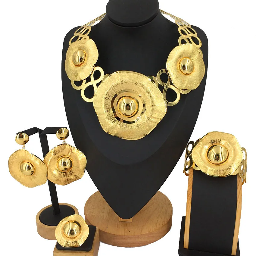 

Fashion Nigerian Wedding Jewelry Sets African Jewelry Sets Italian Ladies Jewelry Sets FHK13003, Any color you want