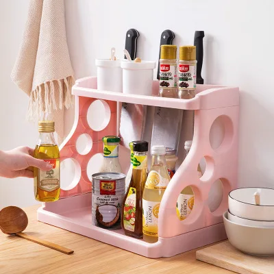 

Kitchen Multi-layer multi-function spice rack storage racks tableware space-saving storage racks
