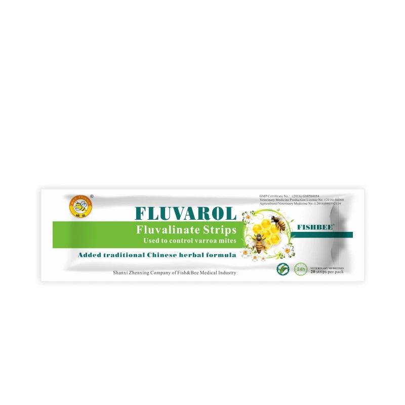 
FLUVAROL Fluvalinate Strip Manpu 20 strips fluvalinate Strips varroa mite killer Fishbee sustained release agents bee medicine 