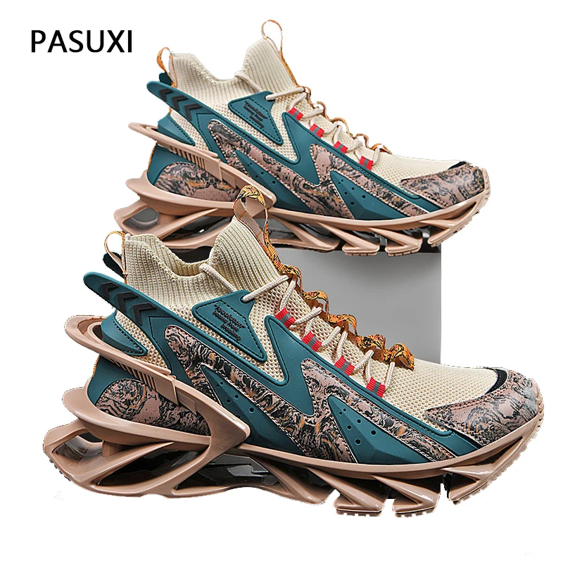 

High Quality Casual Comfort Lace-up Men Outdoor Sneakers Breathable Men Shoes Sports Fashion Sneakers, As picture