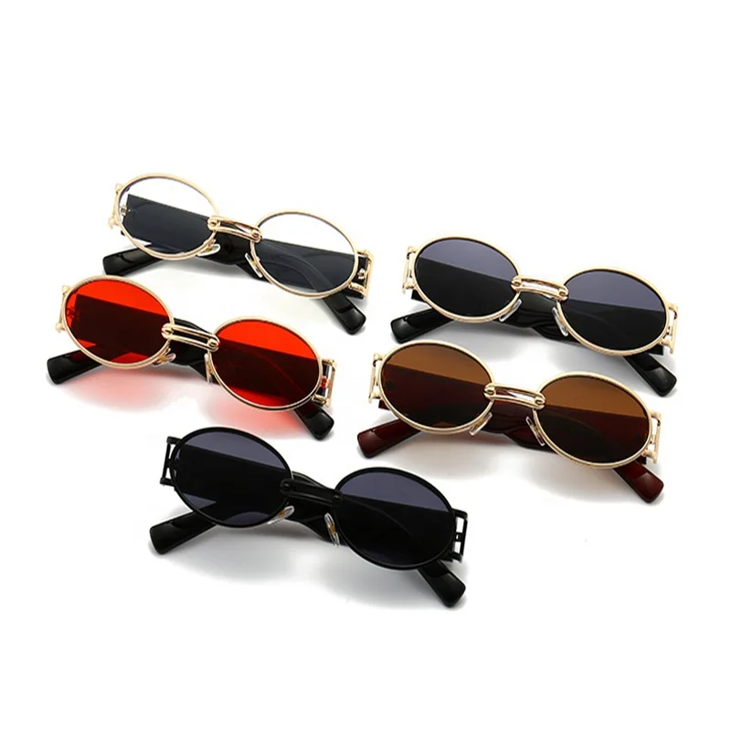 

Newest Small Frame Metal Retro Fashion Sunglasses, 5 colors