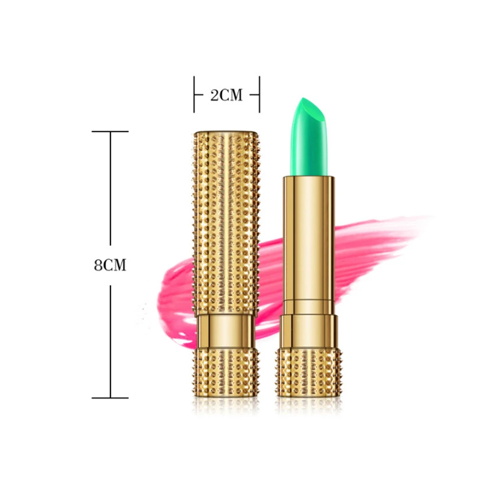 

Aloe Vera Color Changing Lipstick Moisturizing Natural Lip Balm Long Lasting Nourish Protect Lips Care Makeup