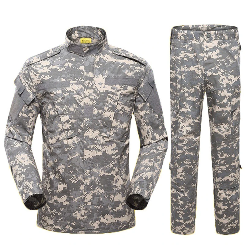 

Multiland Camouflage US Military Army Service Uniform Fatigue Digital Acu Army Combat Uniform of British Camouflage, Customized color