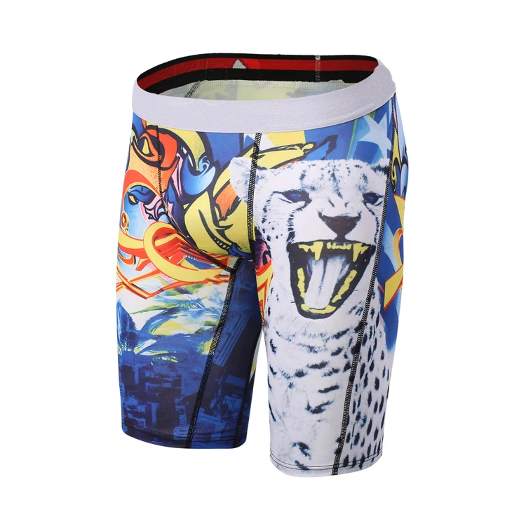 

Free Shipping Comfortable Silk Boxers Boys Plus Size Underwear Kids Swim Boxer Short Brief For Children, As picture