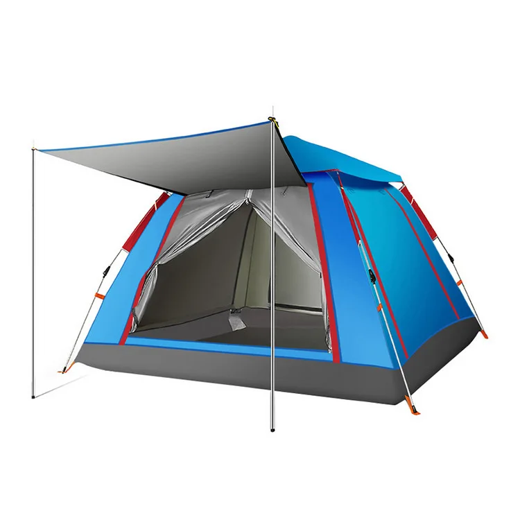 

High Quality Tents Camping Outdoor 3-4Persons Family Single Layer Waterproof Tent